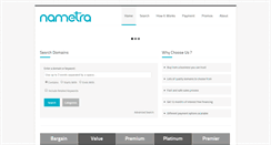 Desktop Screenshot of nametra.com