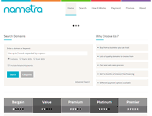 Tablet Screenshot of nametra.com